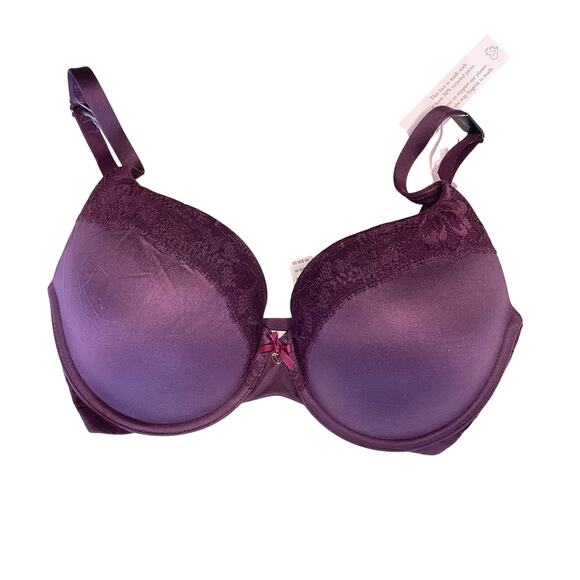 Body by Victoria plum lace bra - Picture 1 of 5